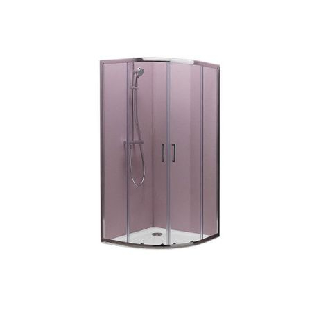 Cazi,Cabine si usi de dus - Cabina de dus semirotunda, KolpaSan, TKP 90,Eco Quat,90 x 90 x 185 cm, sticla securizata 5 mm