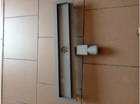 Rigola de dus incastrabila cu gratar inox 50 cm, reglabila in inaltime, reversibila 360 grade [3]