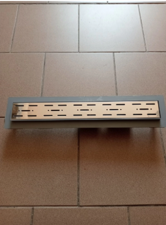 Rigola de dus incastrabila cu gratar inox 50 cm, reglabila in inaltime, reversibila 360 grade [4]