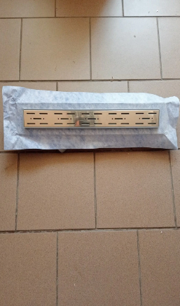 Rigola de dus incastrabila cu izolatie si gratar inox 40 cm, reglabila in inaltime, reversibila 360 grade [1]