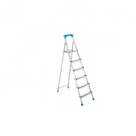 Scari de lucru - Scara metalica,Tempo line,Aluminiu, 5 trepte