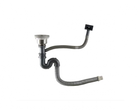 Set,2 componente,Chiuveta blat ,cuva rotunda si sifon de scurgere , 9 cm,Raulconstruct , 48x48 cm,anticalcar cu izolatie [1]
