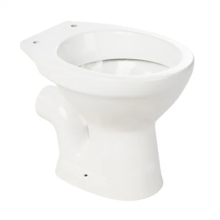 Set 3 componente Vas Toaleta, Easil, Iesire Laterala, Ceramica sanitara, Capac wc, Rezervor wc Beta expert, Racord manson, Sistem fixare pardoseala , 38,5 X 36,5 X 48,5 [1]