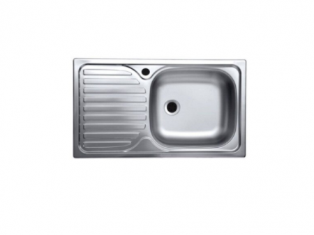 Set chiuveta blat plus baterie lebada flexibila ,inox,cuva dreapta ,Raulconstruct ,42x76 cm,anticalcar cu izolatie,preaplin [1]