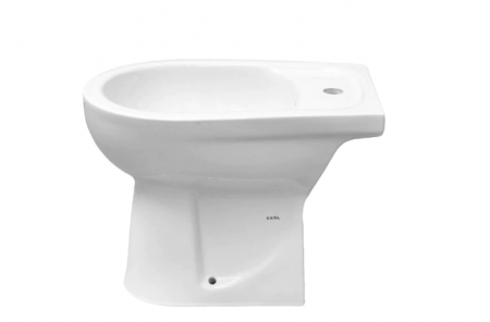 Set bideu stativ Tempo Line, 38.5 x 36,5 x 48,5 cm,ceramica sanitara ,sistem de fixare ,baterie bideu  si sifon de scurgere [2]