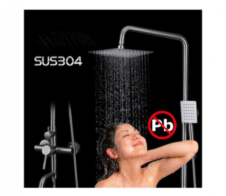 Sistem dus STARKE 3 in 1,Inox SUS304 , Baterie dus + Coloana + Para mobila , LY003 [3]