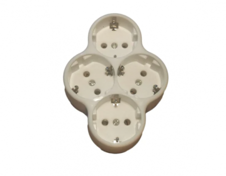 Accesori prelungitoare - Stecher Triplu Stea 4 CP ODOSUN OD2306