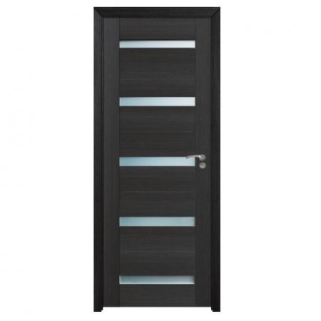 Usi interior - Usa de interior din lemn cu geam Best Imp G01-78-W stanga / dreapta,balamale si clanta incluse,Gri 203 x 78 cm