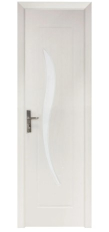 Amenajari interioare - Usa de interior din lemn cu geam Super Door F03-68-A stanga/dreapta stejar inchis 203 x 88 cm