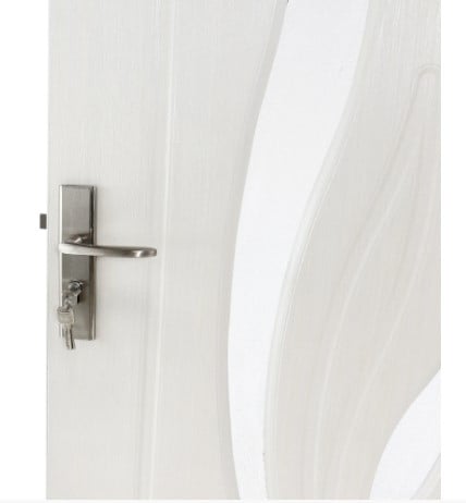 Usa de interior, din lemn, cu geam, SuperDoor F03-78-A, stanga / dreapta, alb, 203 x 88 cm [1]