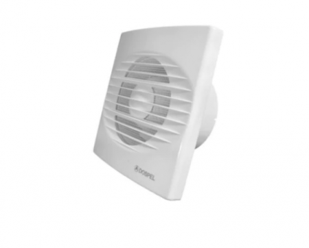Sisteme de ventilație - Ventilator baie 100S, Plasa antiinsecte, Debit 90mc/h, Diametru Ø100mm,158 X 158 mm