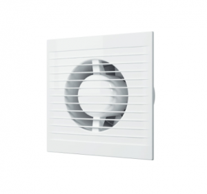 Sisteme de ventilație - Ventilator de extractie E 100 S -cu plasa antitantari pentru baie si bucatarii. D100