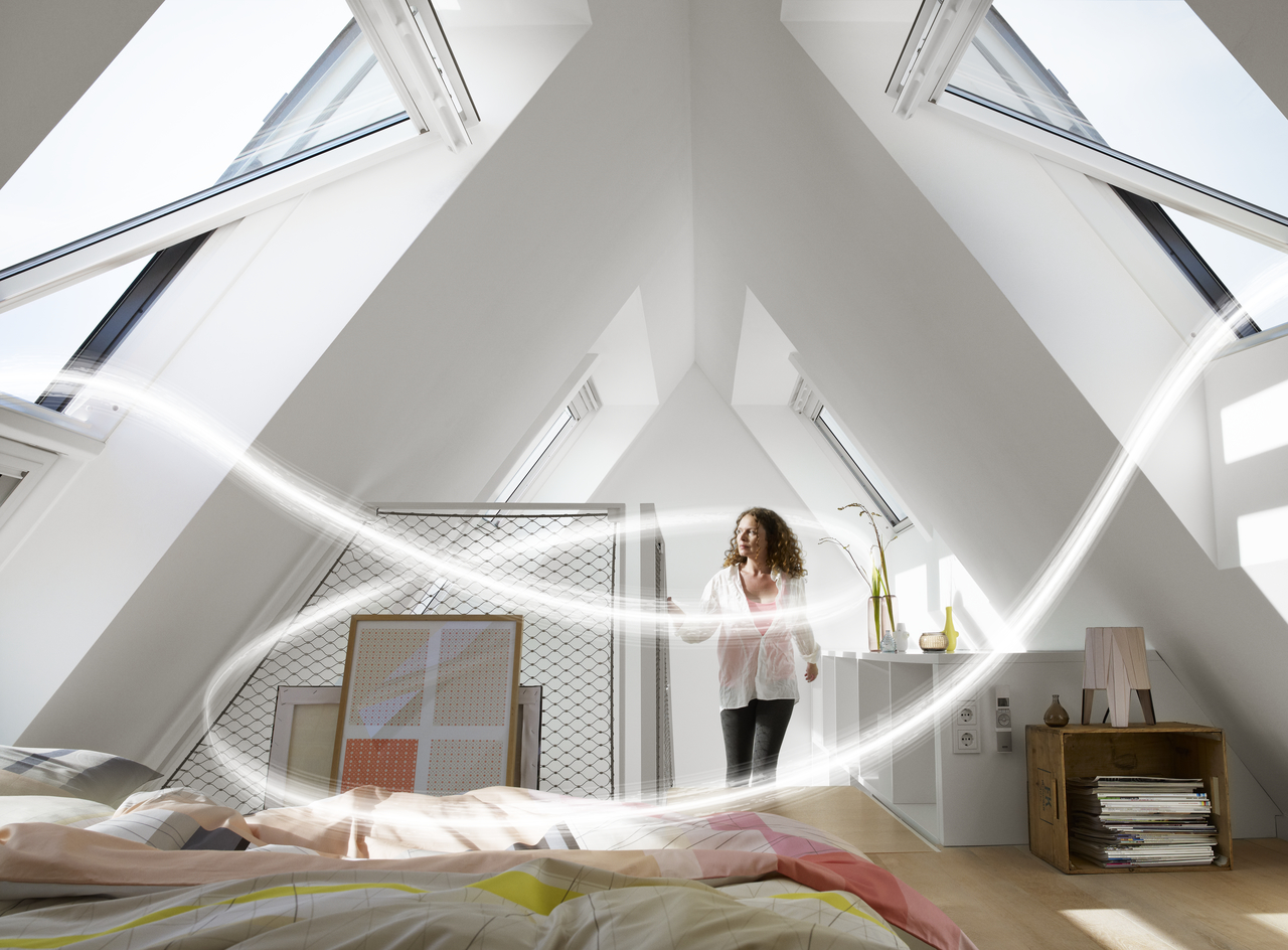 Aer curat si lumina naturala cu ajutorul ferestrelor VELUX