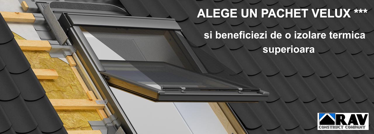 Pachet format din fereastra VELUX, rama de etansare, si kit-ul de izolare termica BDX