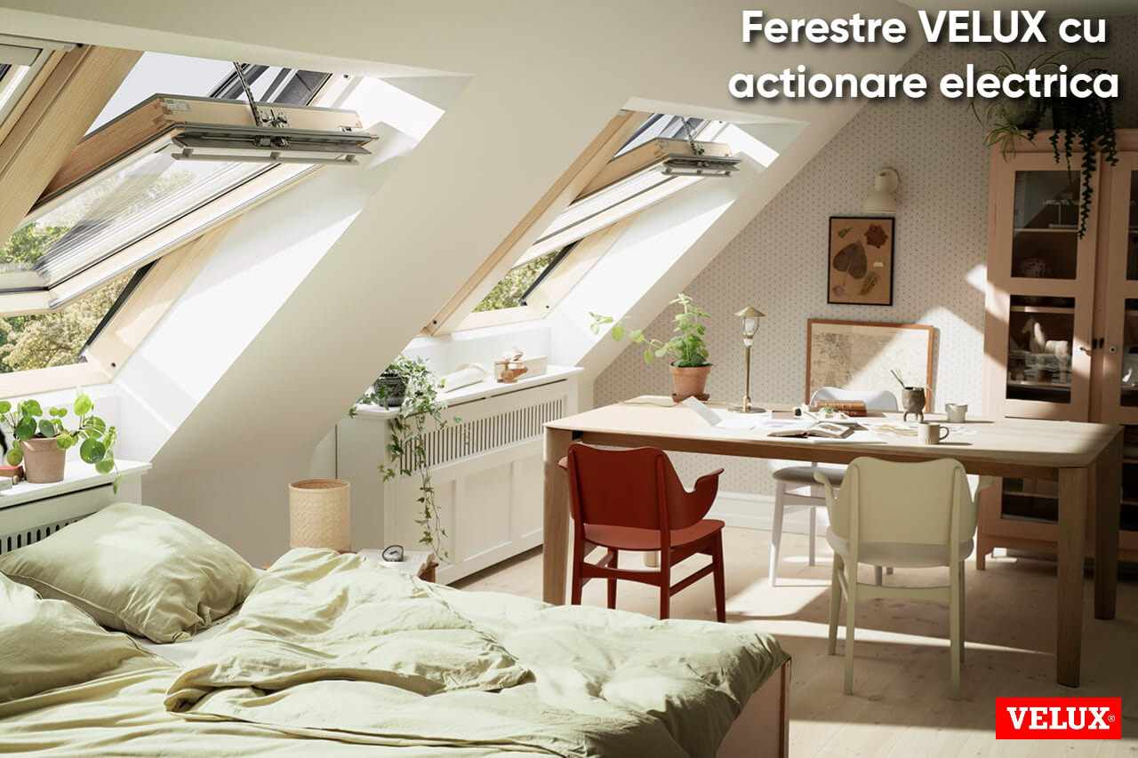 Ferestre VELUX electrice - Rav Construct Company