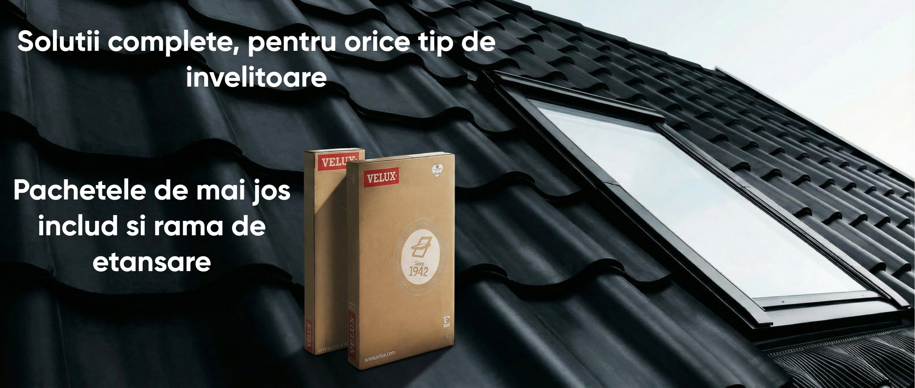 Ferestre VELUX cu rame de etansare - Rav Construct Company