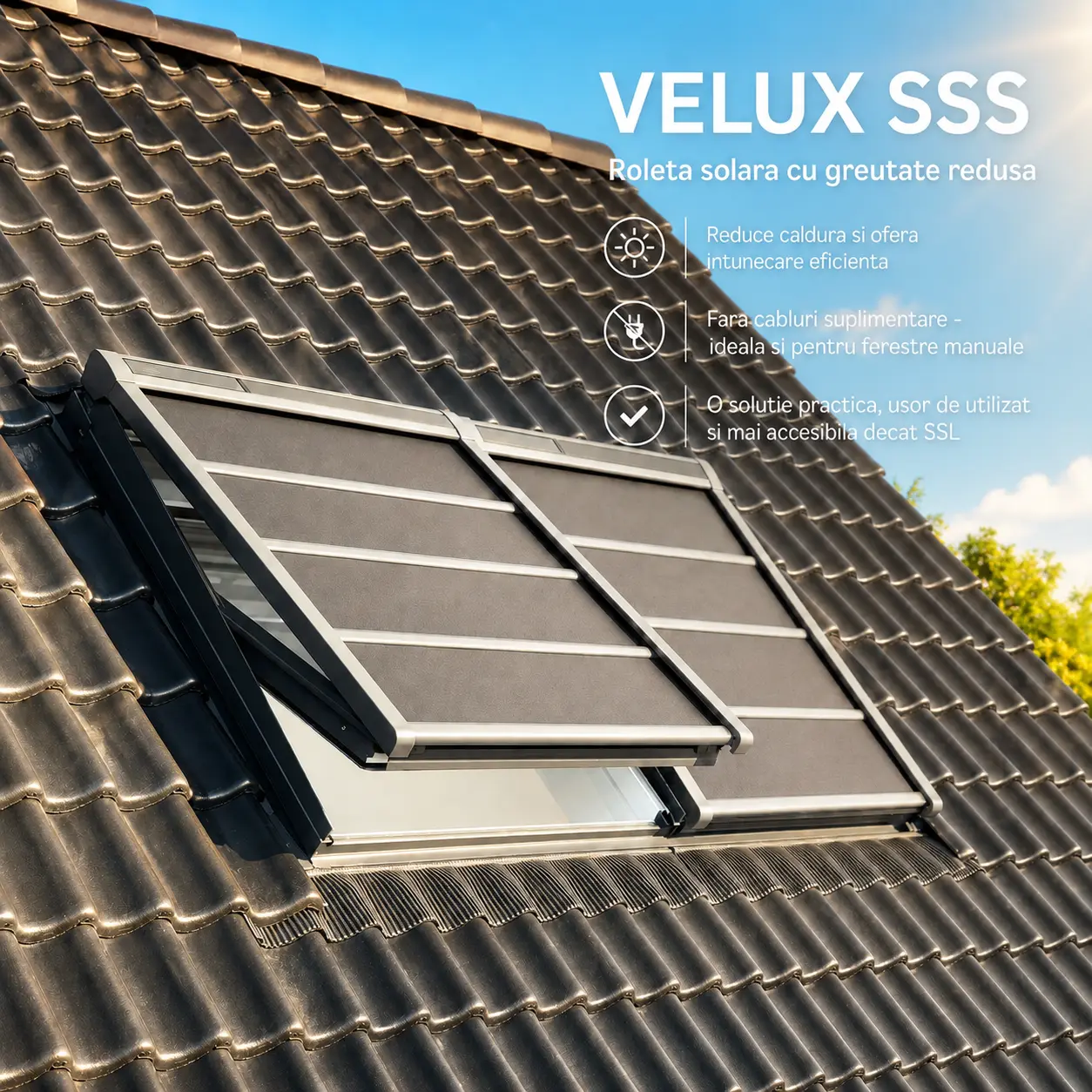 Roleta exterioara VELUX SSS