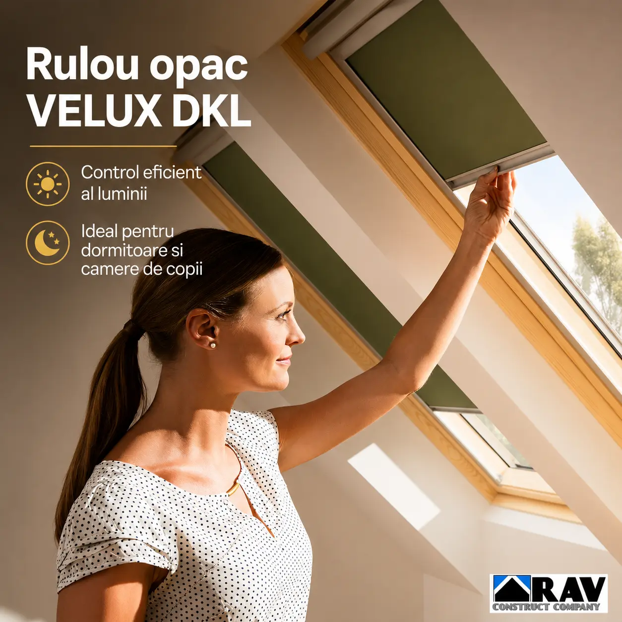 Rulou interior opac VELUX DKL