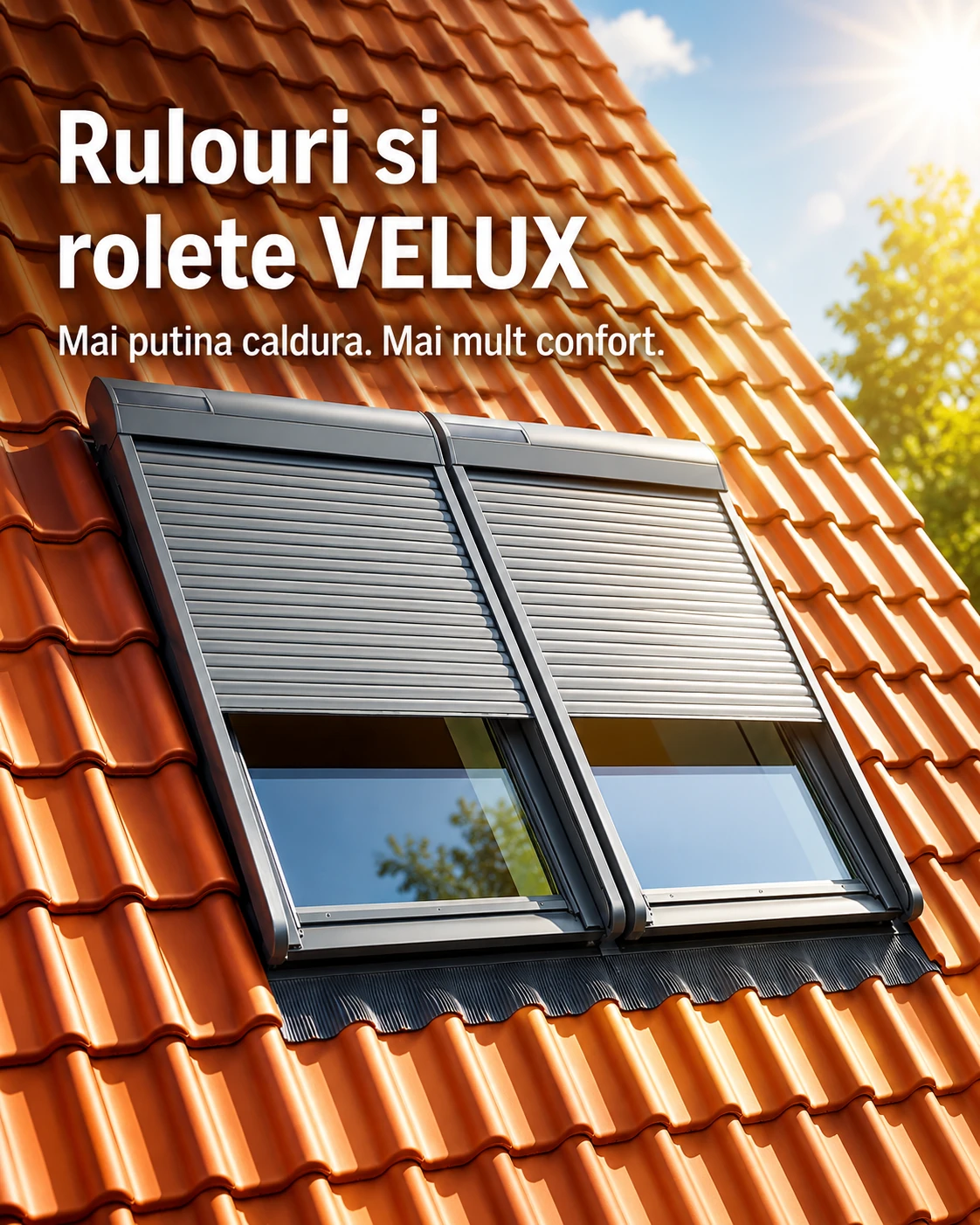 A venit vara. Ce rulou VELUX sa alegeti pentru mansarda?