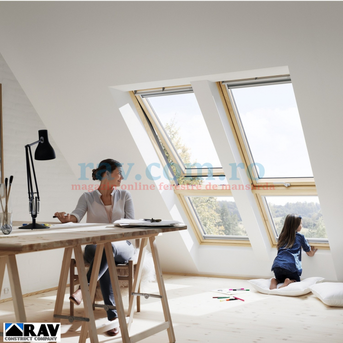 Fereastra VELUX GPL 3068 cu dubla deschidere [6]