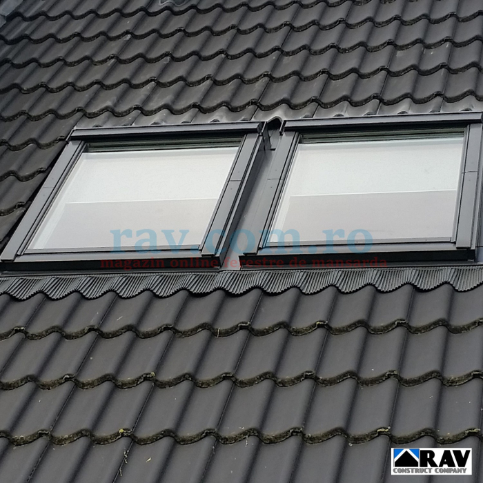 Rama pentru doua ferestre VELUX alaturate (tigla, tigla metalica) [3]
