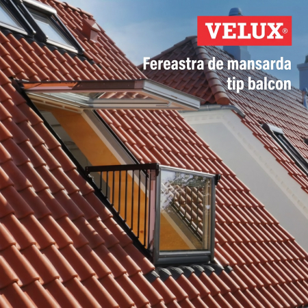 Ferestre de mansarda VELUX - Balcon VELUX GDL 3066