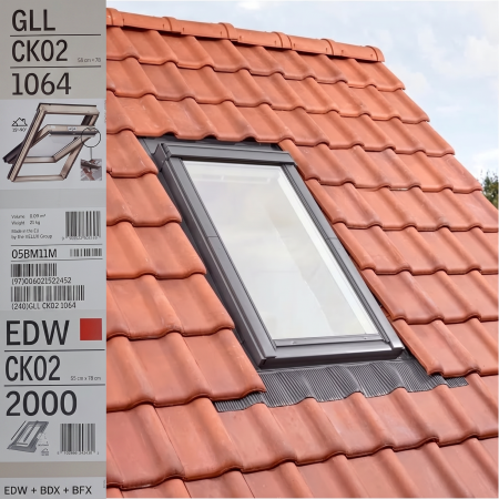 Pachete VELUX Energy dimensiunea 55X78 - Fereastra VELUX 55x78, cu rama de etansare EDW 2000