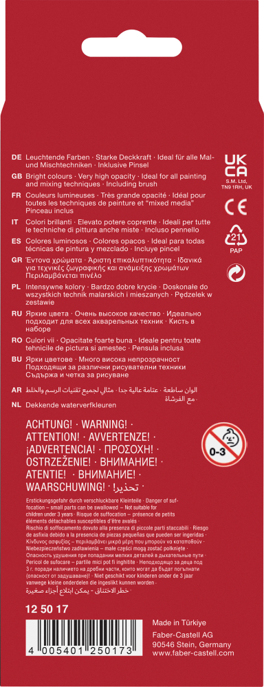 ACUARELE 12 CULORI 24MM + PENSULA 2023 FABER-CASTELL [2]