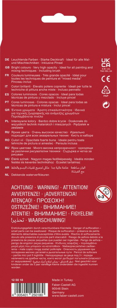 ACUARELE 12 CULORI 30MM + PENSULA 2023 FABER-CASTELL [2]