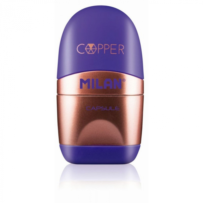 Ascuțitoare cu Radieră Copper Milan [1]