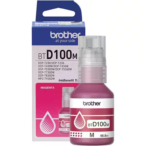 Brother BTD100M, Flacon Original Cerneală Magenta [1]