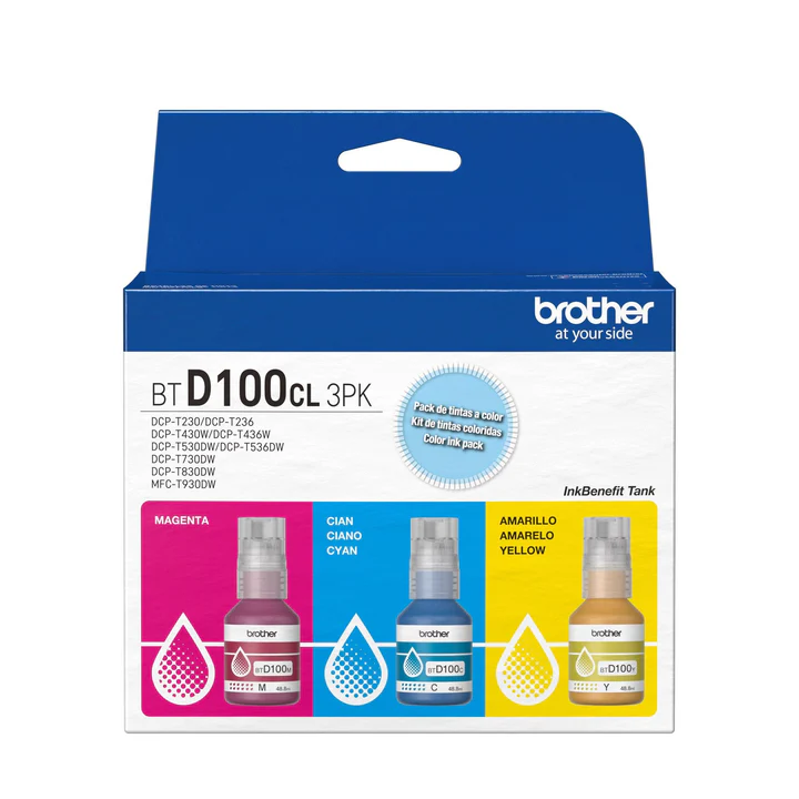 Set Brother BTD100CL Flacoane Cerneala Original [1]