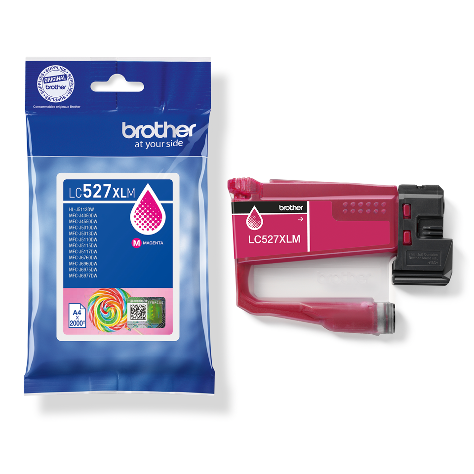 Brother LC527XLM, Cartus Original Cerneala Magenta [3]