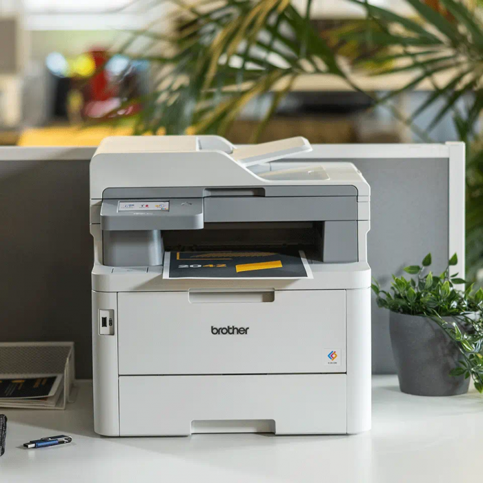 Multifuncțional profesional A4 Brother MFC-L8390CDW, compact color LED [4]