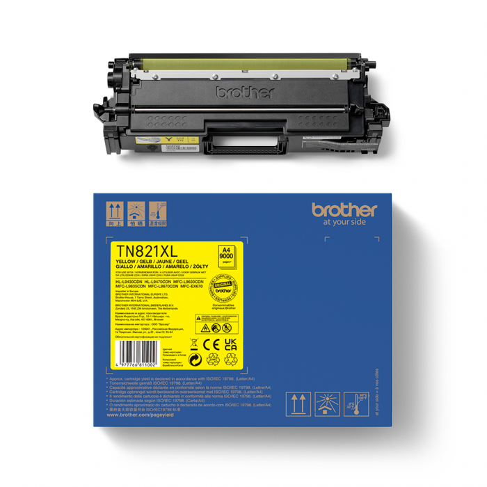 Brother TN-821XXLY, Cartuș de toner original yellow de mare capacitate [4]