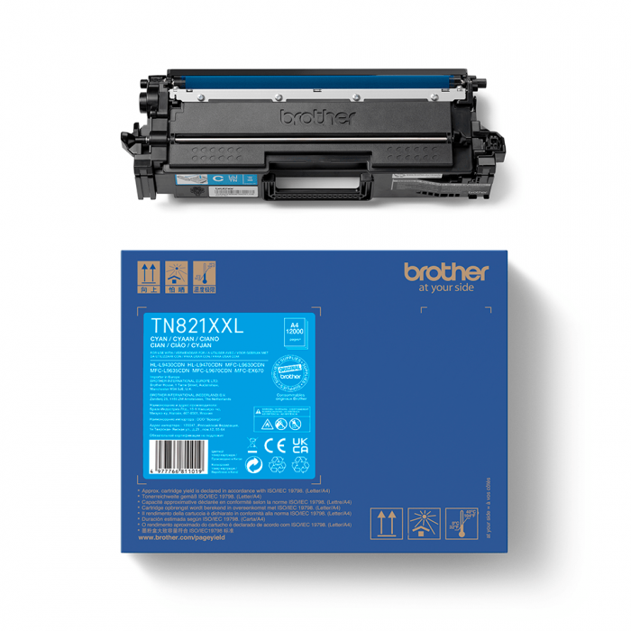 Brother TN-821XXLC , Cartuș de toner original cyan de mare capacitate [3]