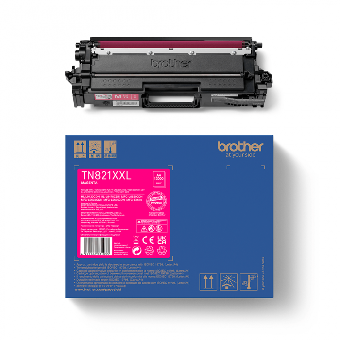 Brother TN-821XXLM , Cartuș de toner original magenta de mare capacitate [3]
