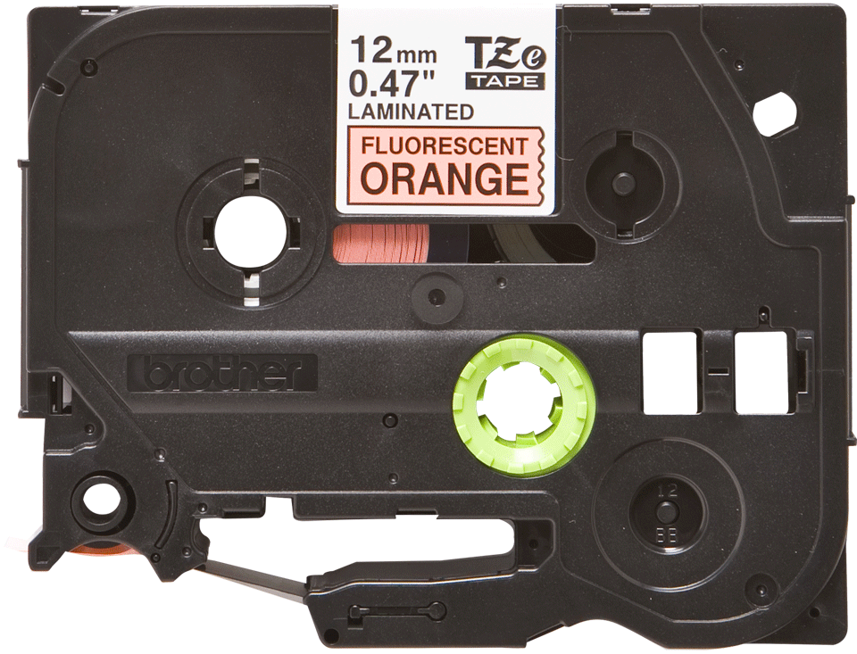 Brother TZe-C31 Bandă Etichete Laminată 12mm, Negru pe Galben Fluorescent - Etichetare de Înaltă Vizibilitate [5]