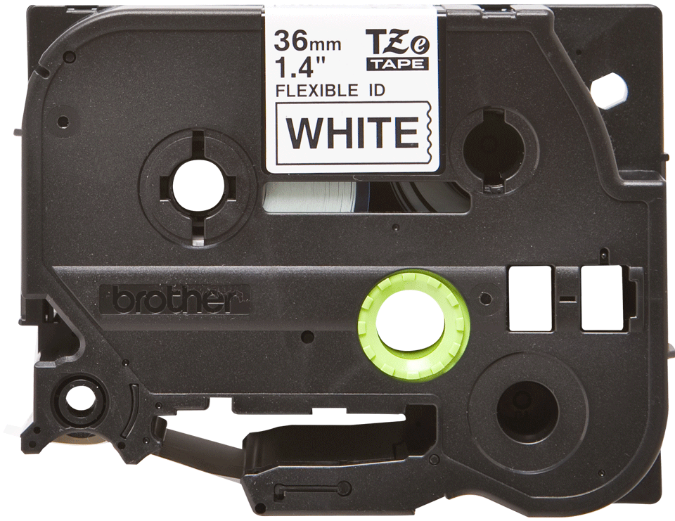 Brother TZe-FX261 Bandă Etichete Laminată Flexi ID 36mm, Negru pe Alb - Etichetare Flexibilă și Durabilă [2]