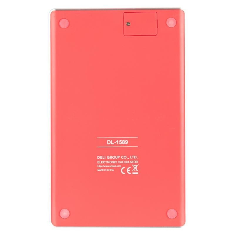 CALCULATOR BIROU 12DIG MODERN ROSU DELI [3]