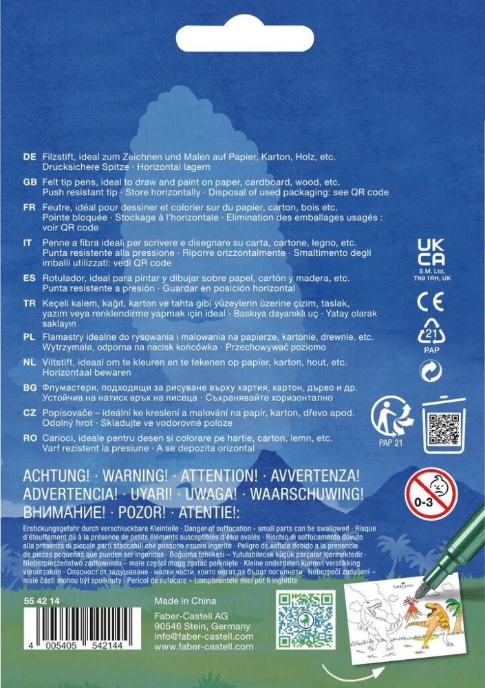 CARIOCA 10+3 CULORI DINOZAURI FABER-CASTELL [2]