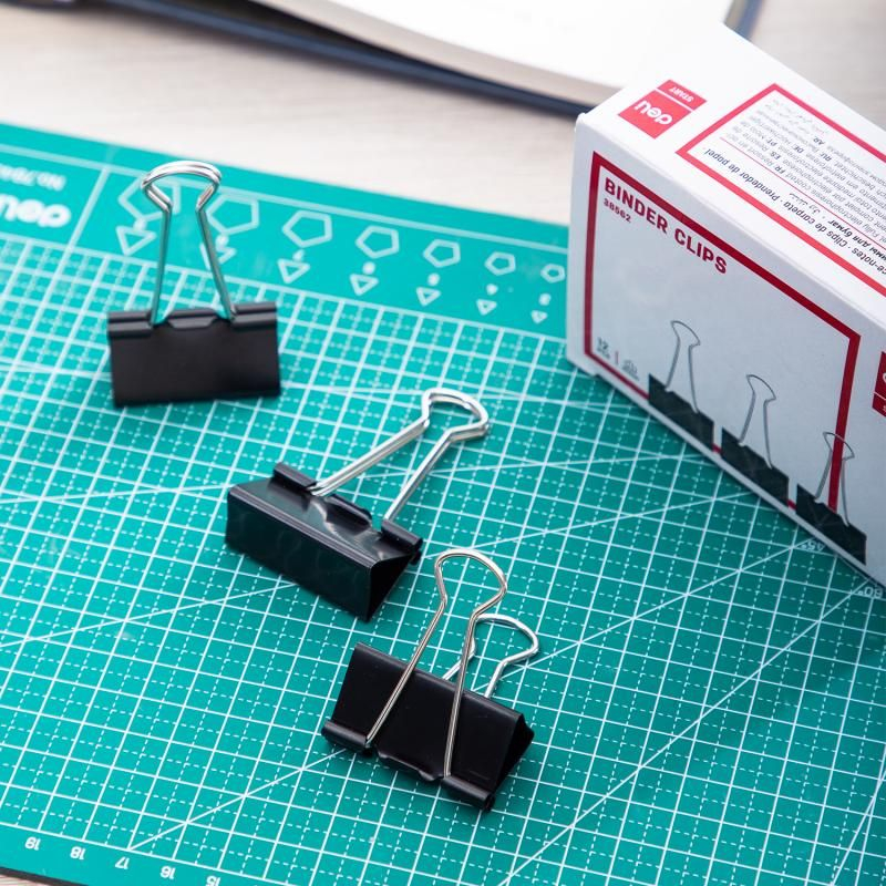 Clips Hartie 41mm 12Buc/cut Carton Deli [3]