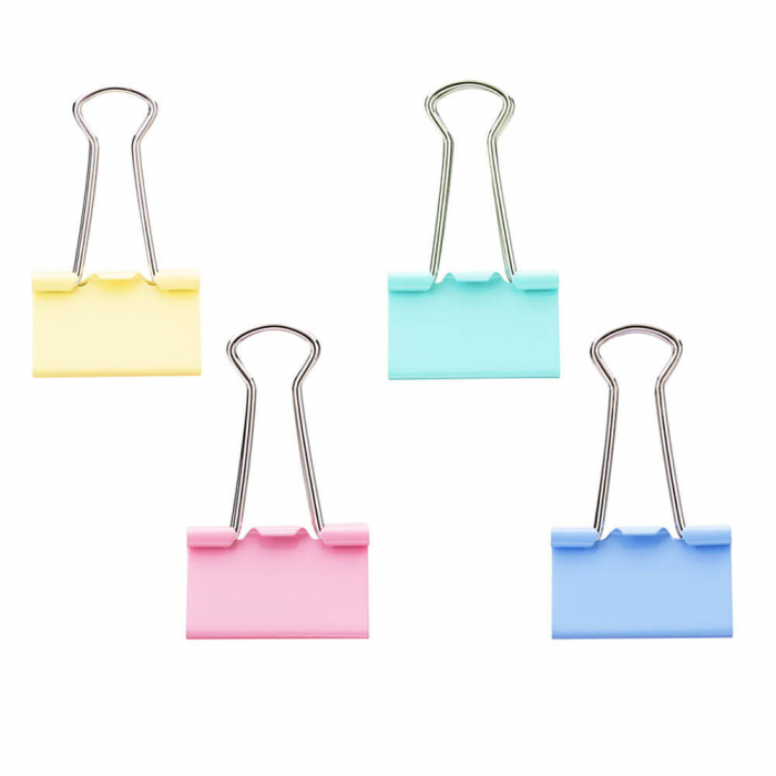 Clips Hârtie25mm Color Deli [2]