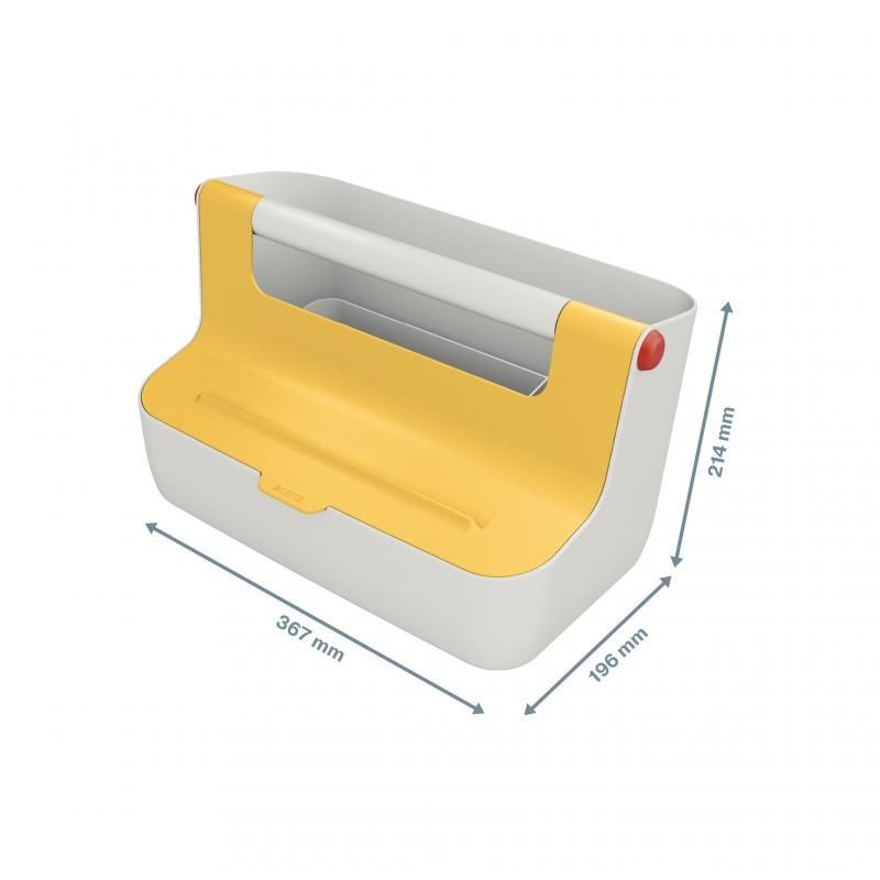 CUTIE PORTABILA CU ORGANIZATOR 36*19*21CM GALBEN CHIHLIMBAR COSY LEITZ [7]