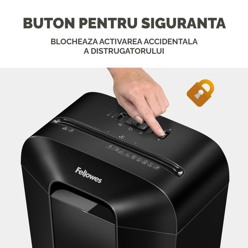 Distrugator Documente LX50 Cross-cut Fellowes [4]