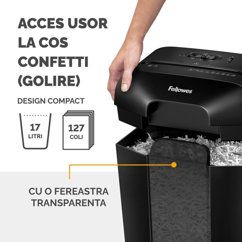 Distrugator Documente LX50 Cross-cut Fellowes [6]
