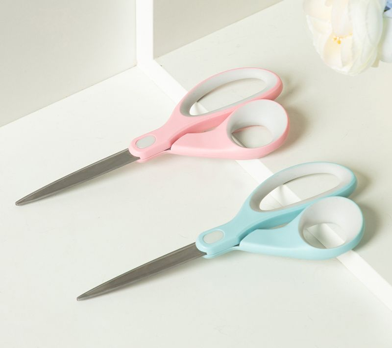 Foarfeca Birou 18Cm Culori Pastel Longreen Pl Reciclat Deli [6]