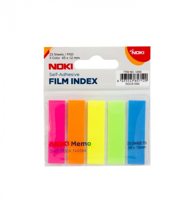 Index Adeziv Plastic Set 5 Culori Deli [1]