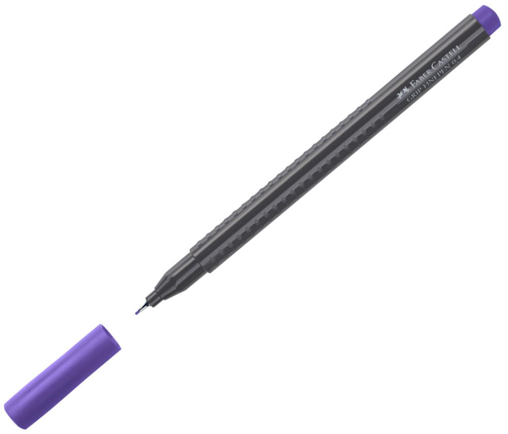 LINER 0.4MM ALBASTRU-VIOLET GRIP FABER-CASTELL [2]