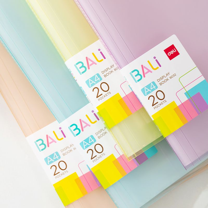 Mapa Prezentare 20 Folii Cop. Rigide Culori Pastel Bali Deli [5]